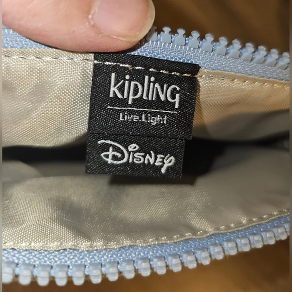 Disney Kipling 90 Years of Mickey Mouse Large Pouch Crossbody Purse NWOT - Picture 7 of 11